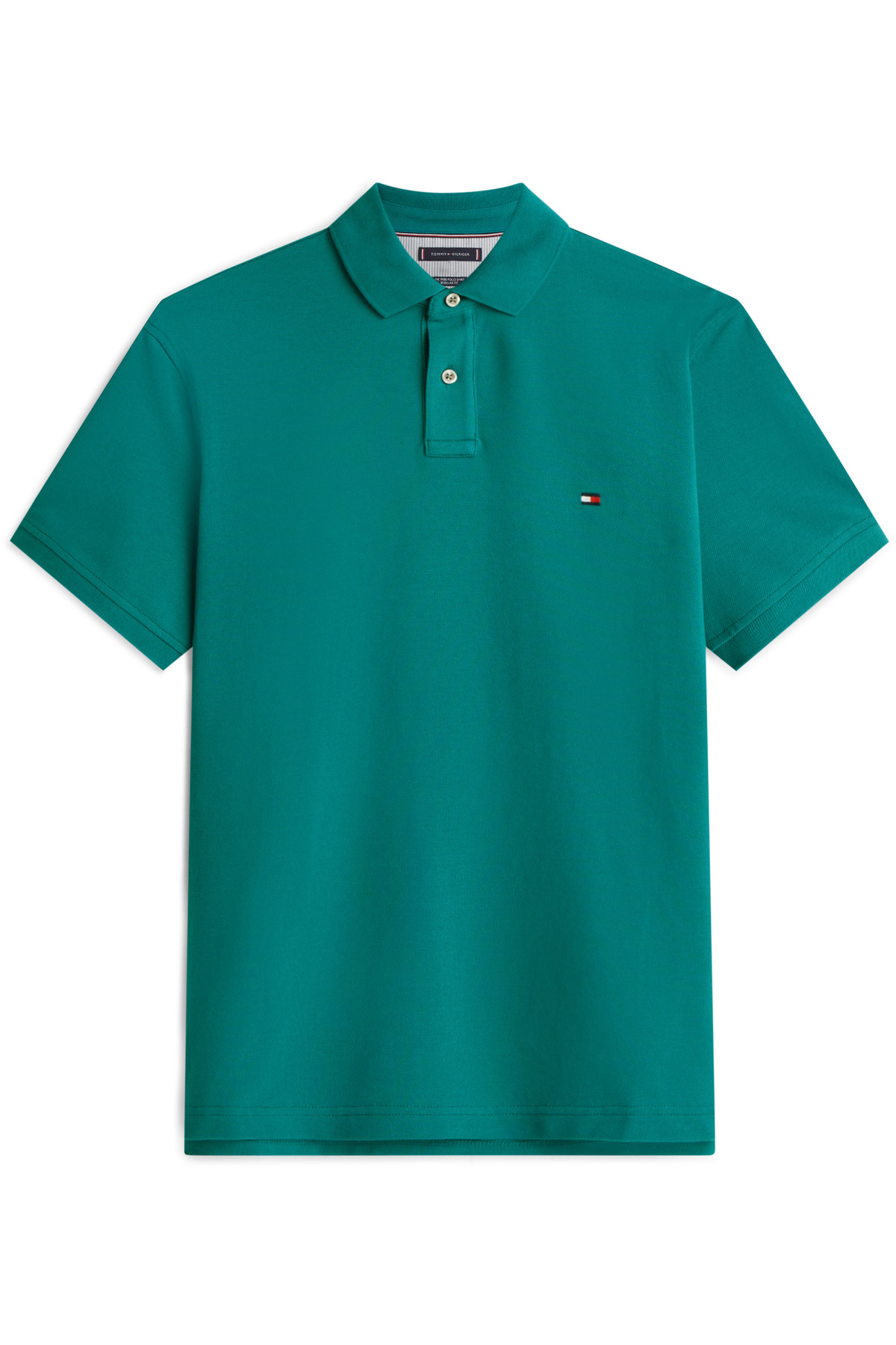 Tommy Hilfiger 1985 Men's Regular Green Polo Collar T-Shirt