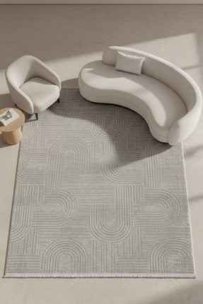 Ayduran Halı Modena İskandinav Yıkanabilir Şönil Saçaklı, Kaymaz Tabanlı Kori...