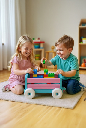 Birlik Oyuncak ÇEK ÇEK ARABAM - PEMBE