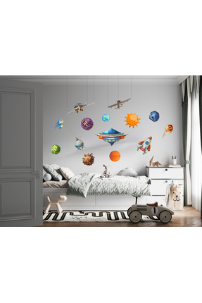 SENSEİ STİCKER&TABLO 3D ÇOCUK ODASI STİCKER - DUVAR STİCKER - CANLI HAYVANLAR...