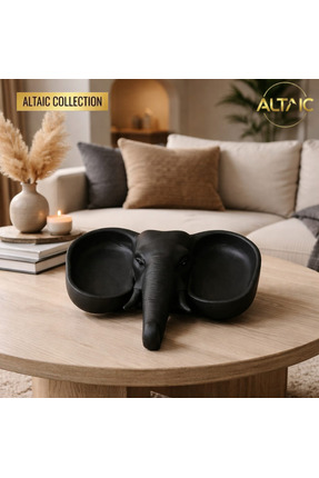 altaic art Altaic Collection Fil Başı Masa Süsü