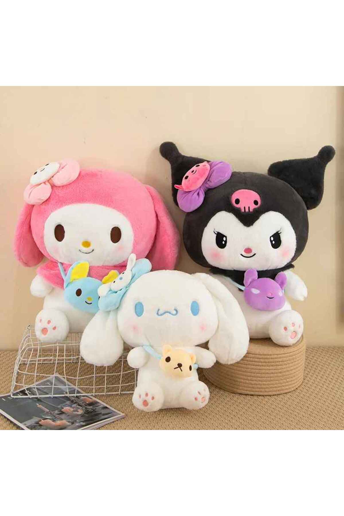 Schulzz My Melody Cinnamoroll Kuromi Sanrio Peluş Oyuncak Doğum