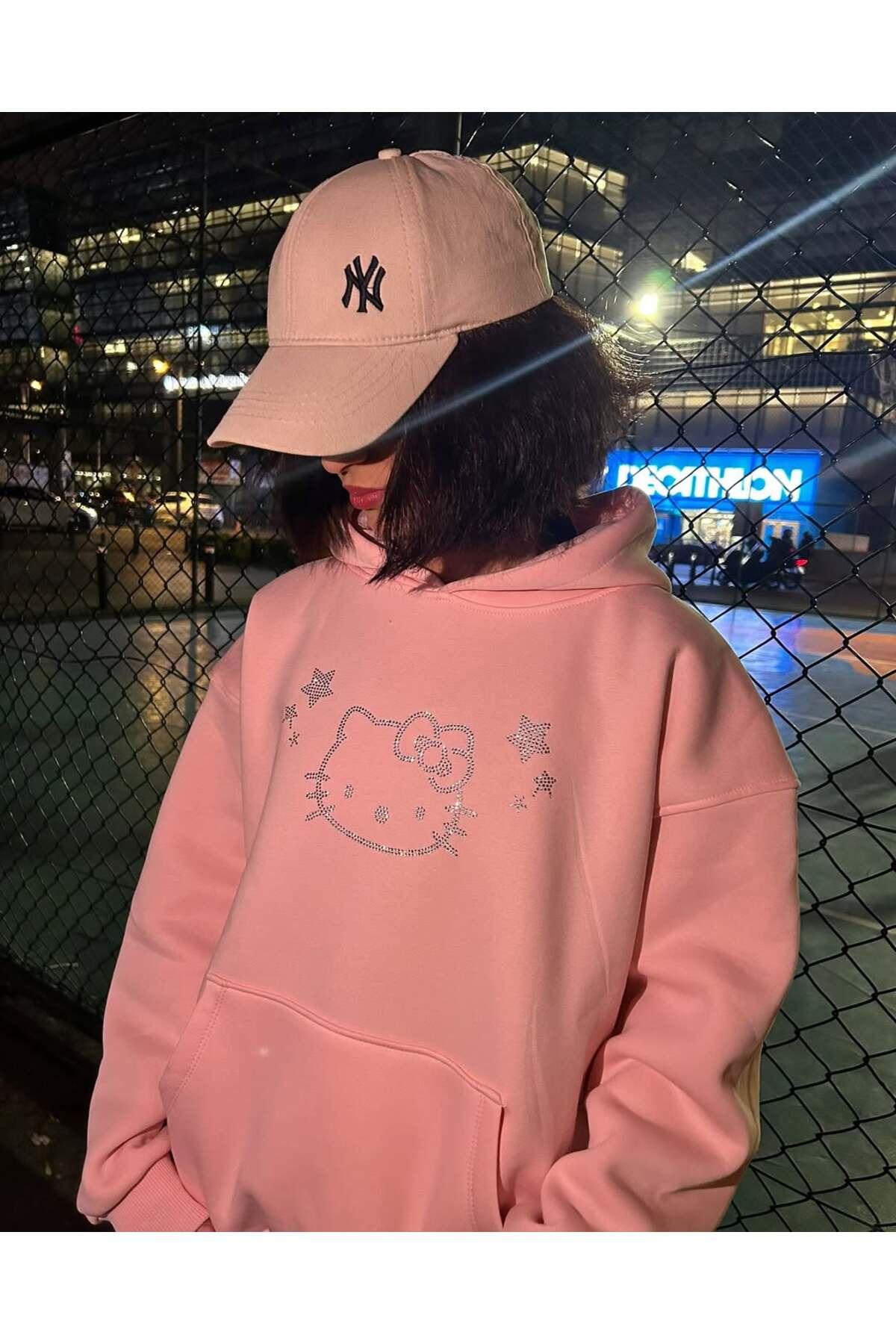 Crystall2m  Crystalline Hello Pink Sweat - Görsel 2