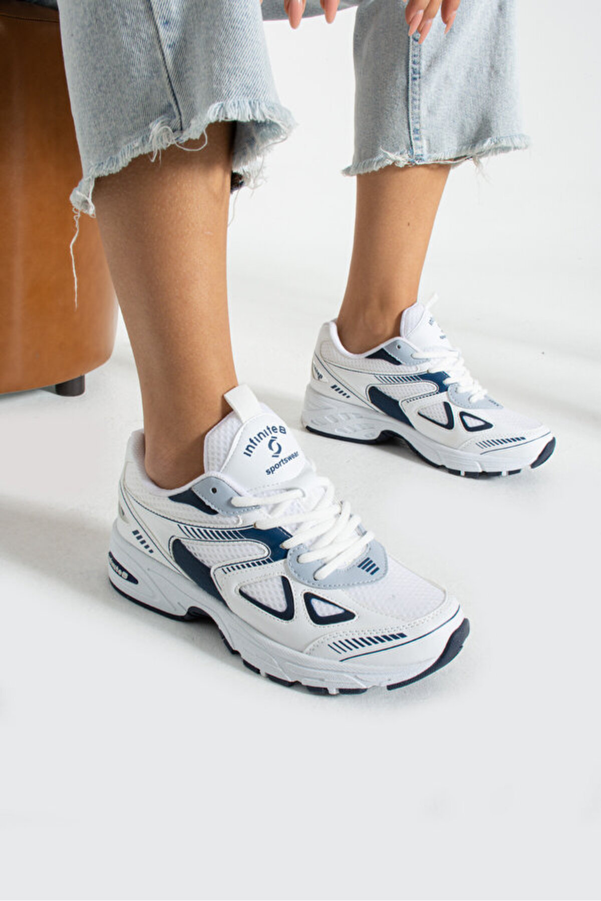 İNFİNİTE  Unisex Kadın Erkek Ortopedik Triko Spor Ayakkabı Sneaker İNF-531