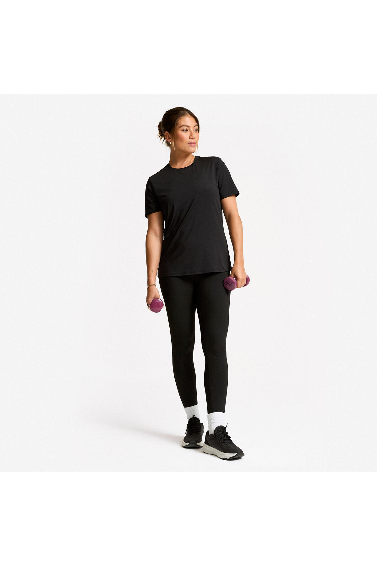 Decathlon Kadın Spor Taytı - Siyah görsel 2
