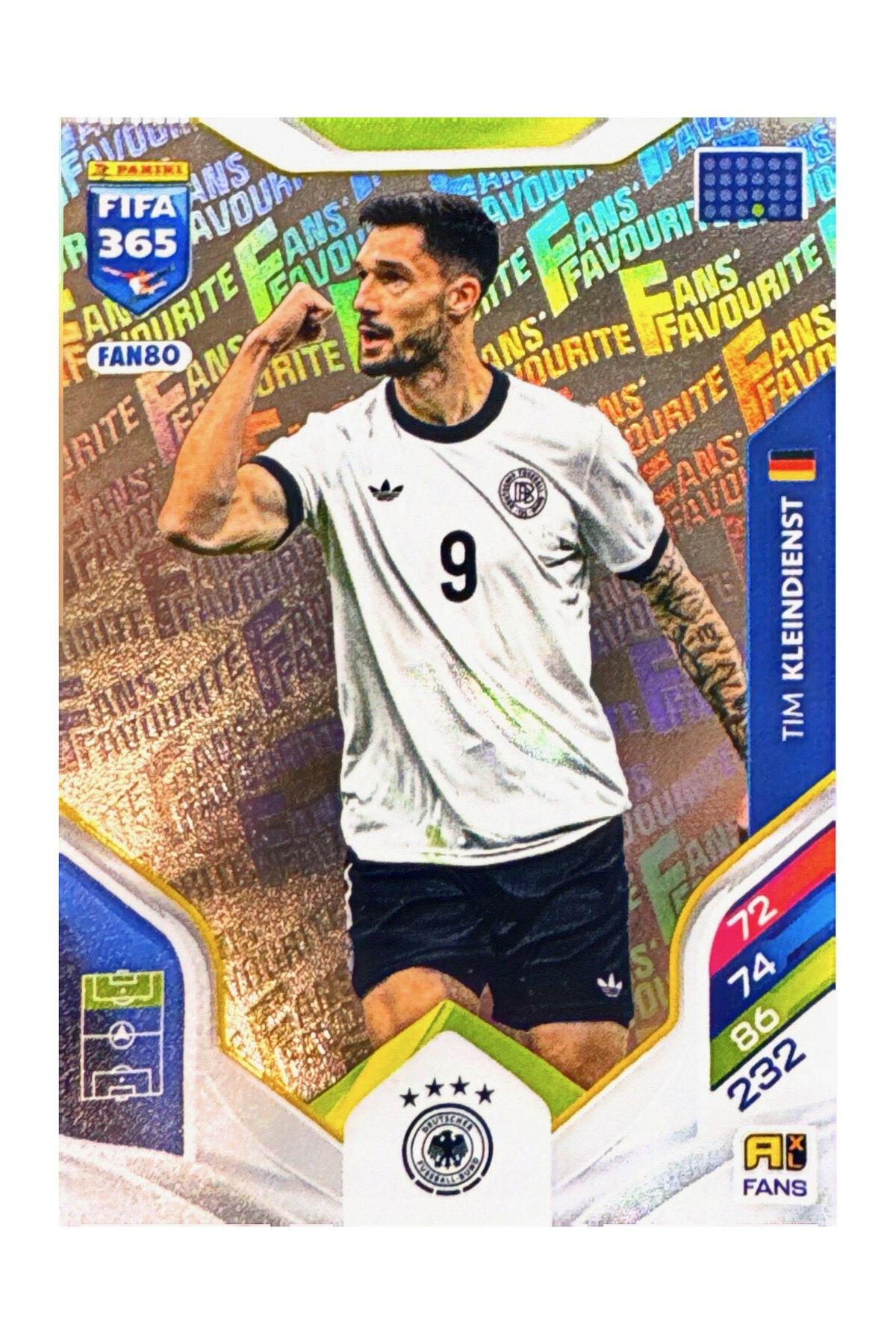 hediyecik Panini Fifa 365 Adrenalyn XL 2026 Fans' Favorite Card