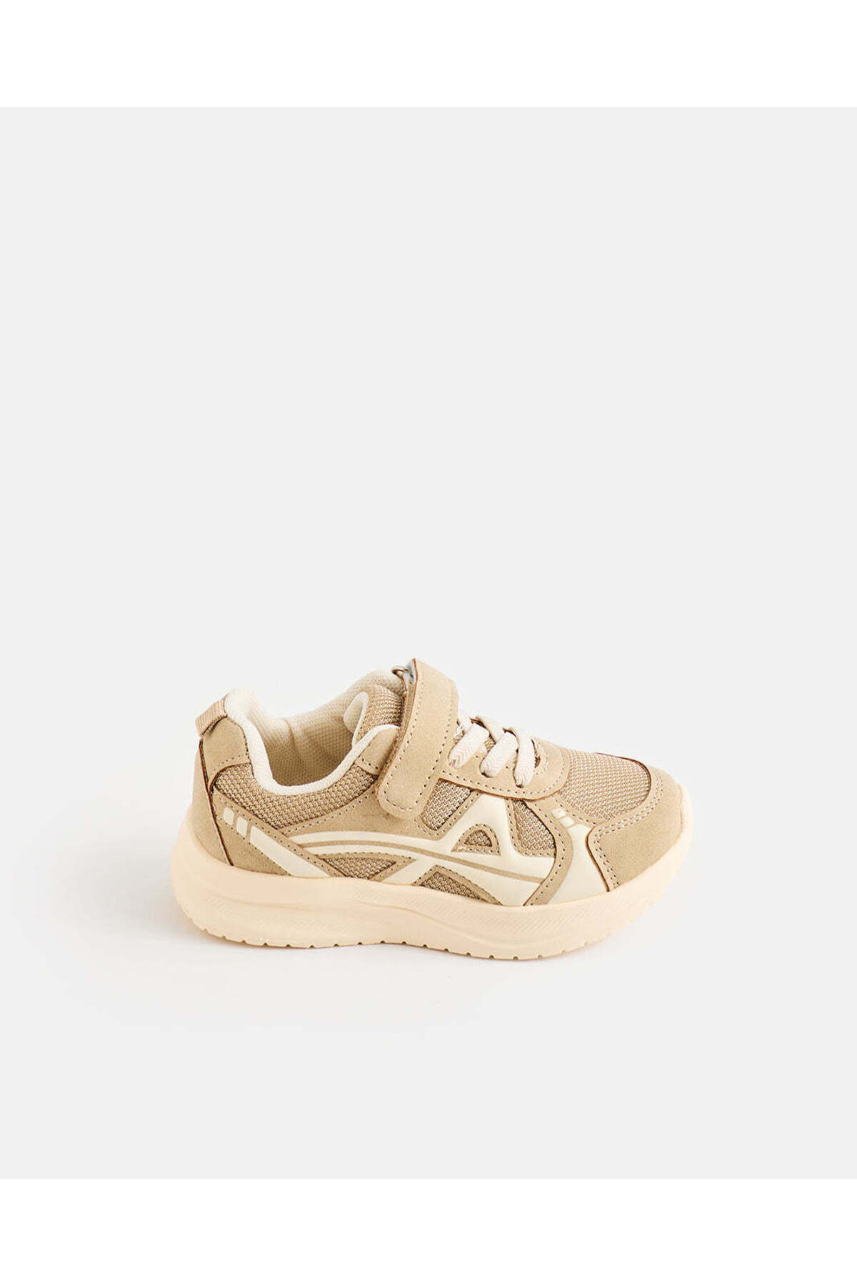 REDTAG Infant Boys Beige Material Block Trainer