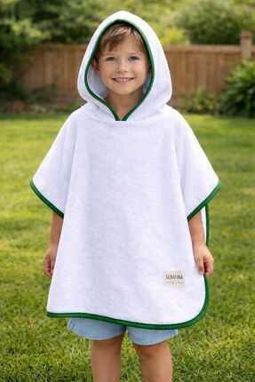 Serafina ÇOCUK KAPÜŞONLU HAVLU PANÇO ULTRA YUMAŞAK
