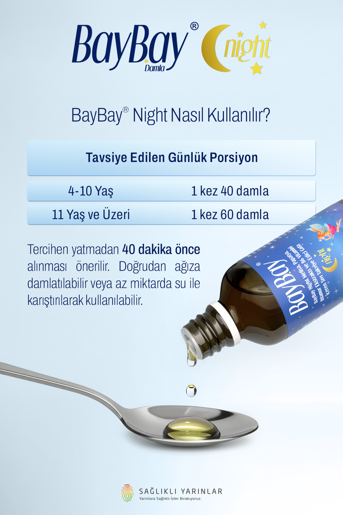 BayBay Night Melisa Papatya Içeren Damla 50 Ml Şiş fotoğrafı 6 (önizleme)