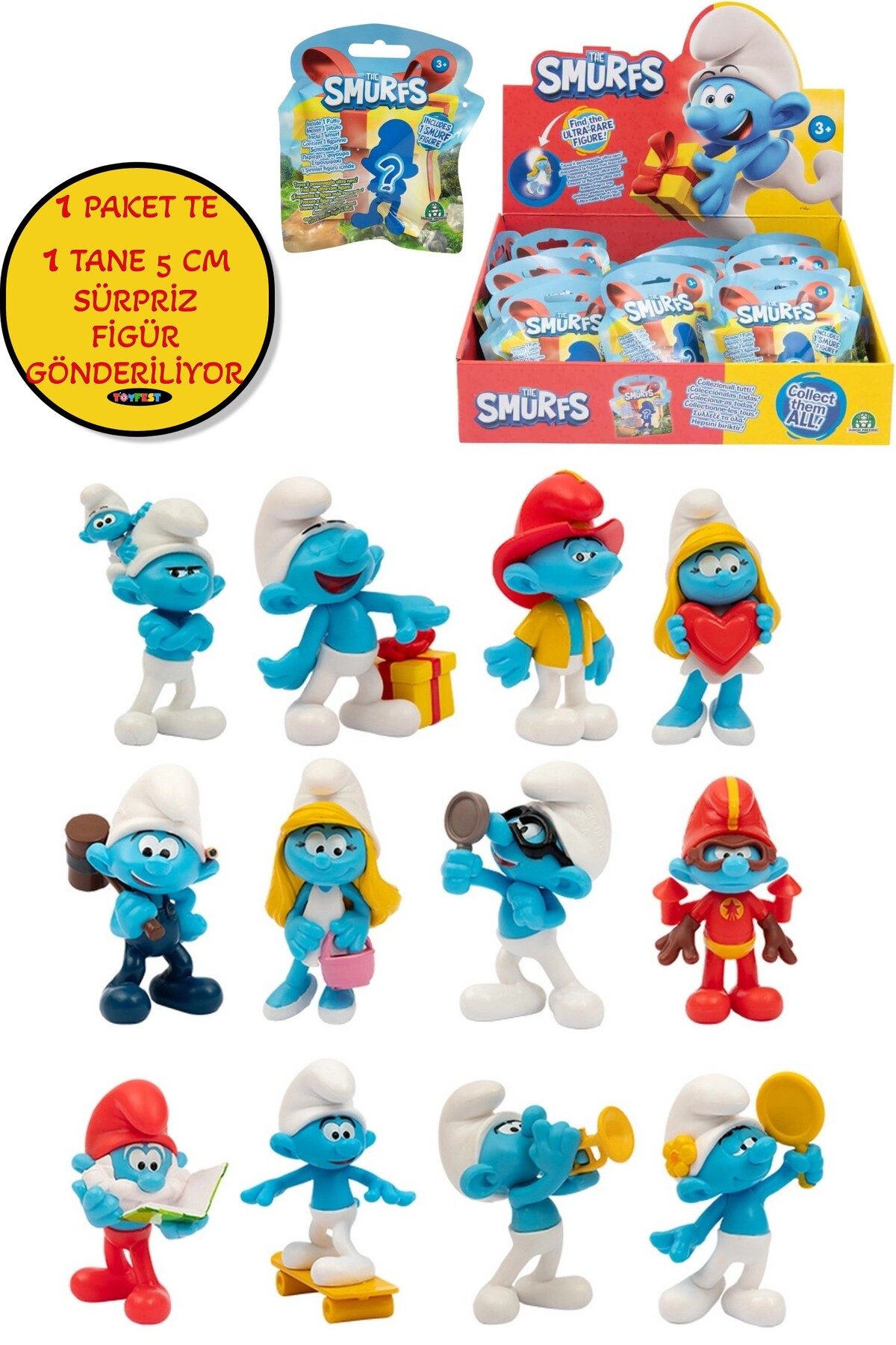 SMURFS★ TOYFEST Smurfs 5 cm Surprise Figure - 1 Pc- Trendyol