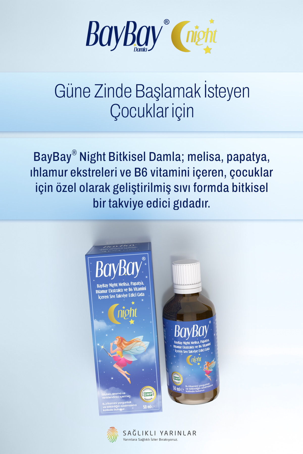 BayBay Night Melisa Papatya Içeren Damla 50 Ml Şiş fotoğrafı 2 (önizleme)