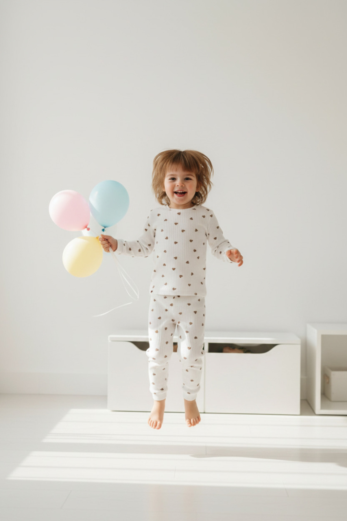 aden kids Raporlu Kumaş Desenli Çocuk Pijama Takımı fotoğrafı 2 (önizleme)