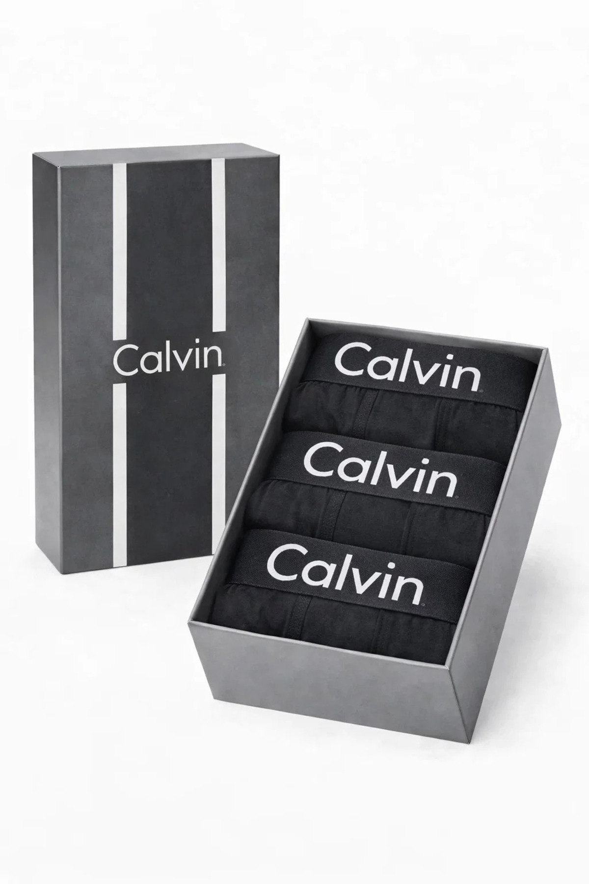 Calvin  Klein 3 Adet Likralı Kutulu Boxer