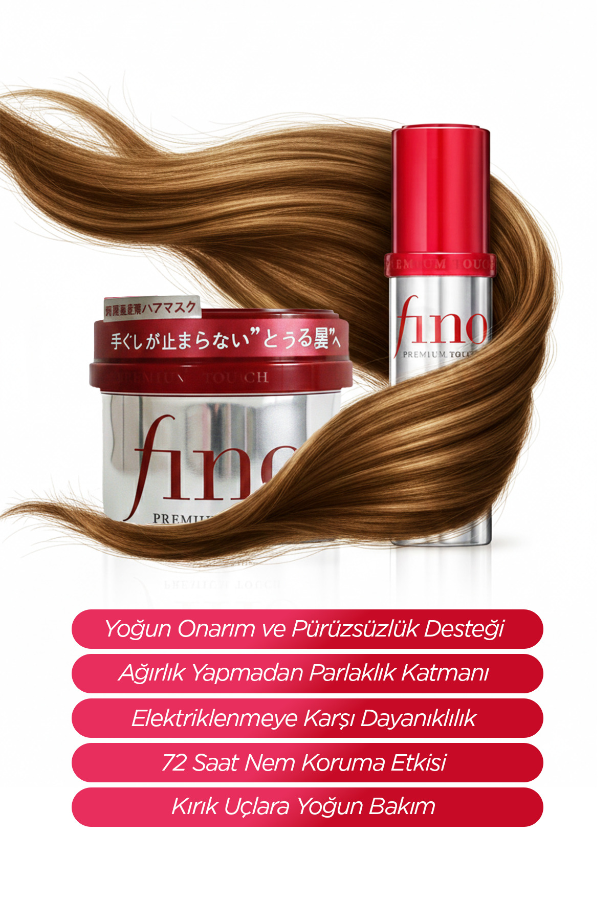 finoさん Fino Premium Touch Saç Maskesi | Yoğun Onarım & Nem – Vionine