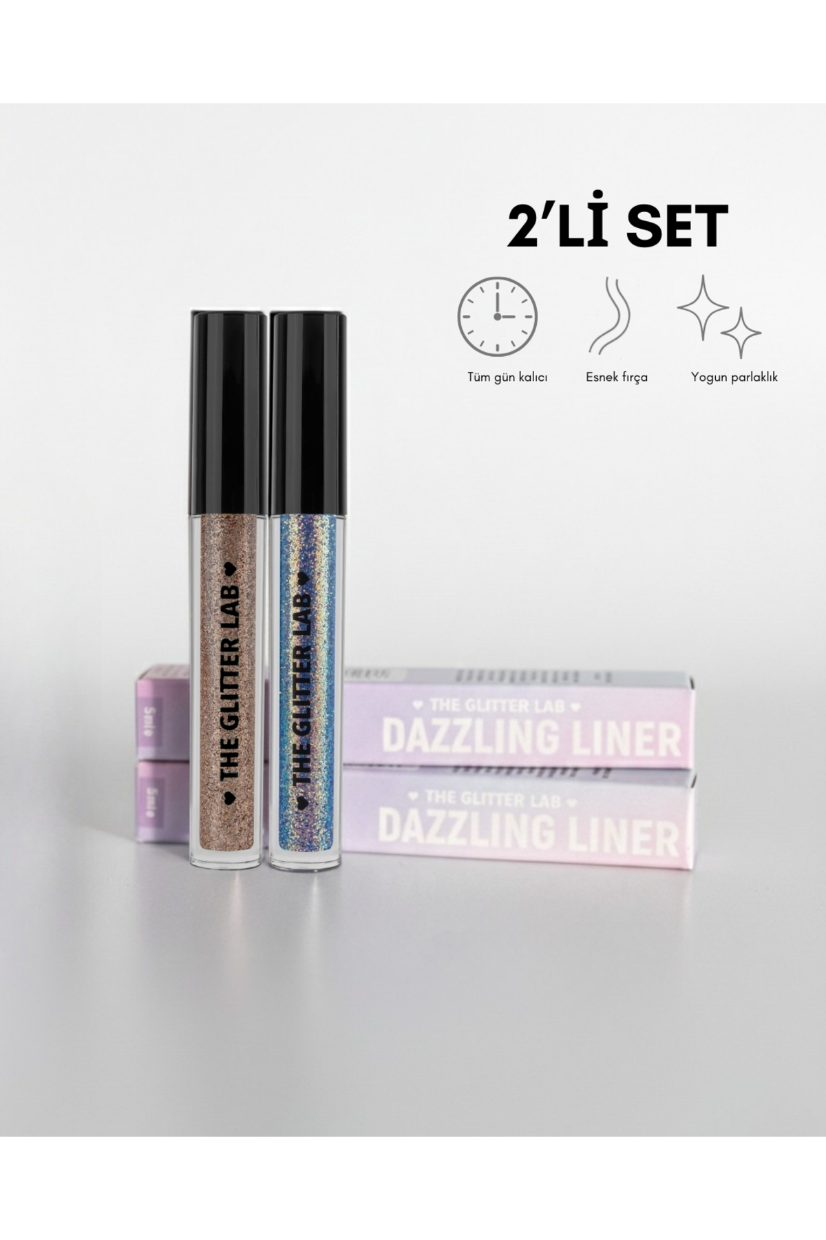 The Glitter Lab 2li Simli Likit Eyeliner | Dazzling Liner Seti NO 1 - Fiyatı, Yorumları