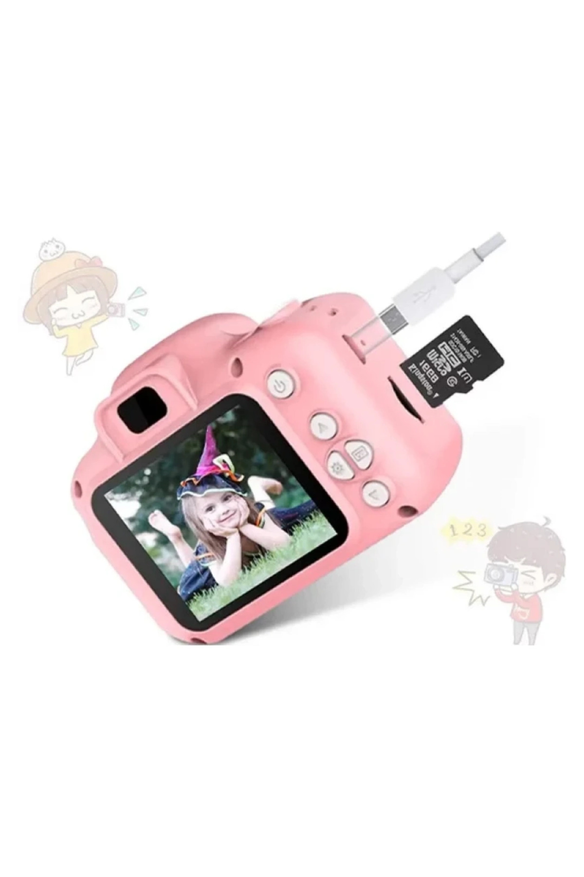 Marsilyan Mini Hd Video Kamera Fotoğraf Çekimli Şarj Edilebilir Bataryalı Genişletilebilir Hafızalı fotoğrafı 4 (önizleme)