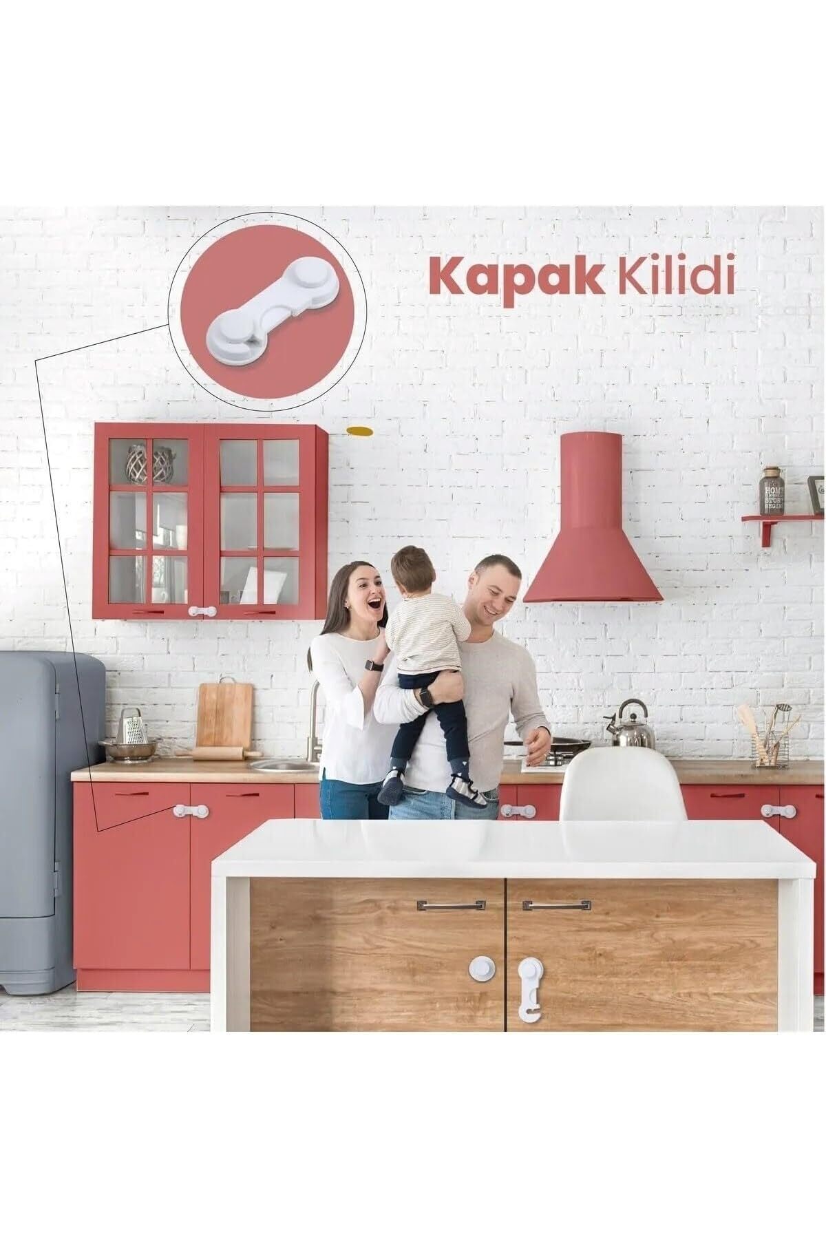 CPAZH Co. 1'li Bebek Güvenlik Dolap Kilidi – Yapışkanlı, Delmeden Takılan, Çok Amaçlı Koruma Aparatı fotoğrafı 6 (önizleme)