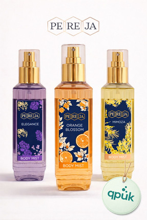 Pereja Vücut Spreyi Portakal Çiçeği Elegance Mimoza 3x200ml