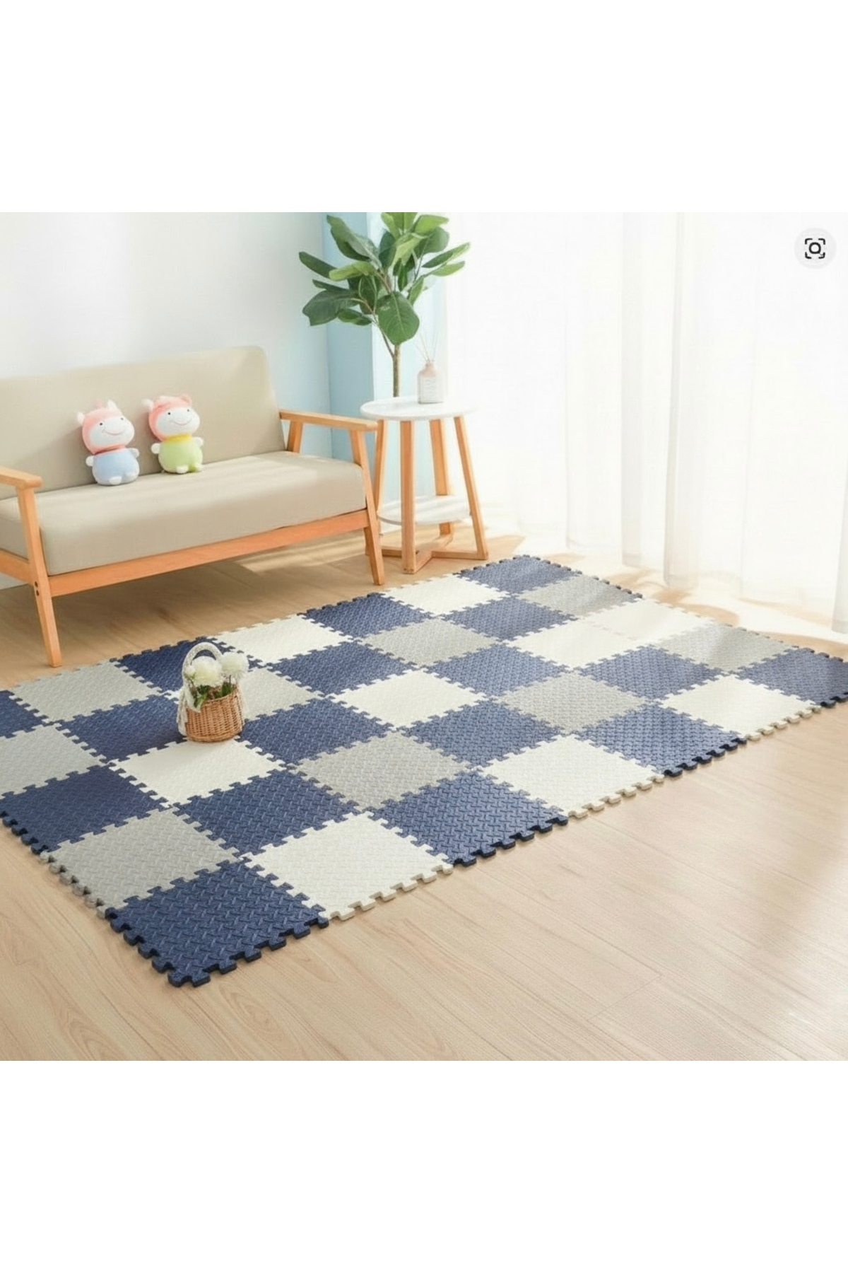9 Piece Set 33x33 13mm Tatami 100x100 Installed Gaming Sports Carpet Cushion Puzzle Cushion Floor Covering