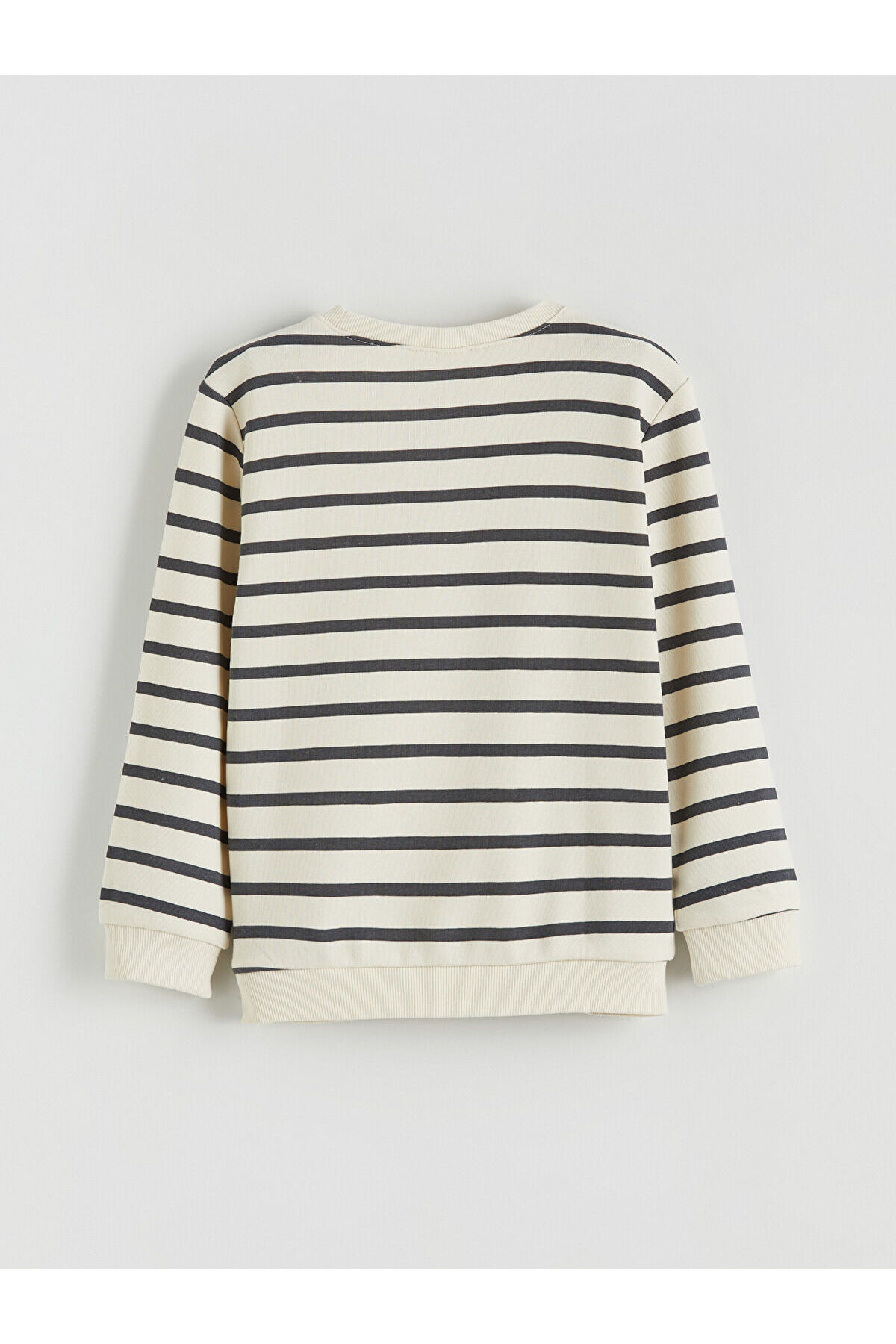 LC Waikiki Nevaa Collection Bej Baskılı Erkek Çocuk Sweatshirt 2'li fotoğrafı 4 (önizleme)