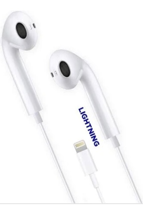 FQX Lightning Kulaklık EarPods iPhone Uyumlu Mikrofonlu Kablolu Kulak İçi Kula