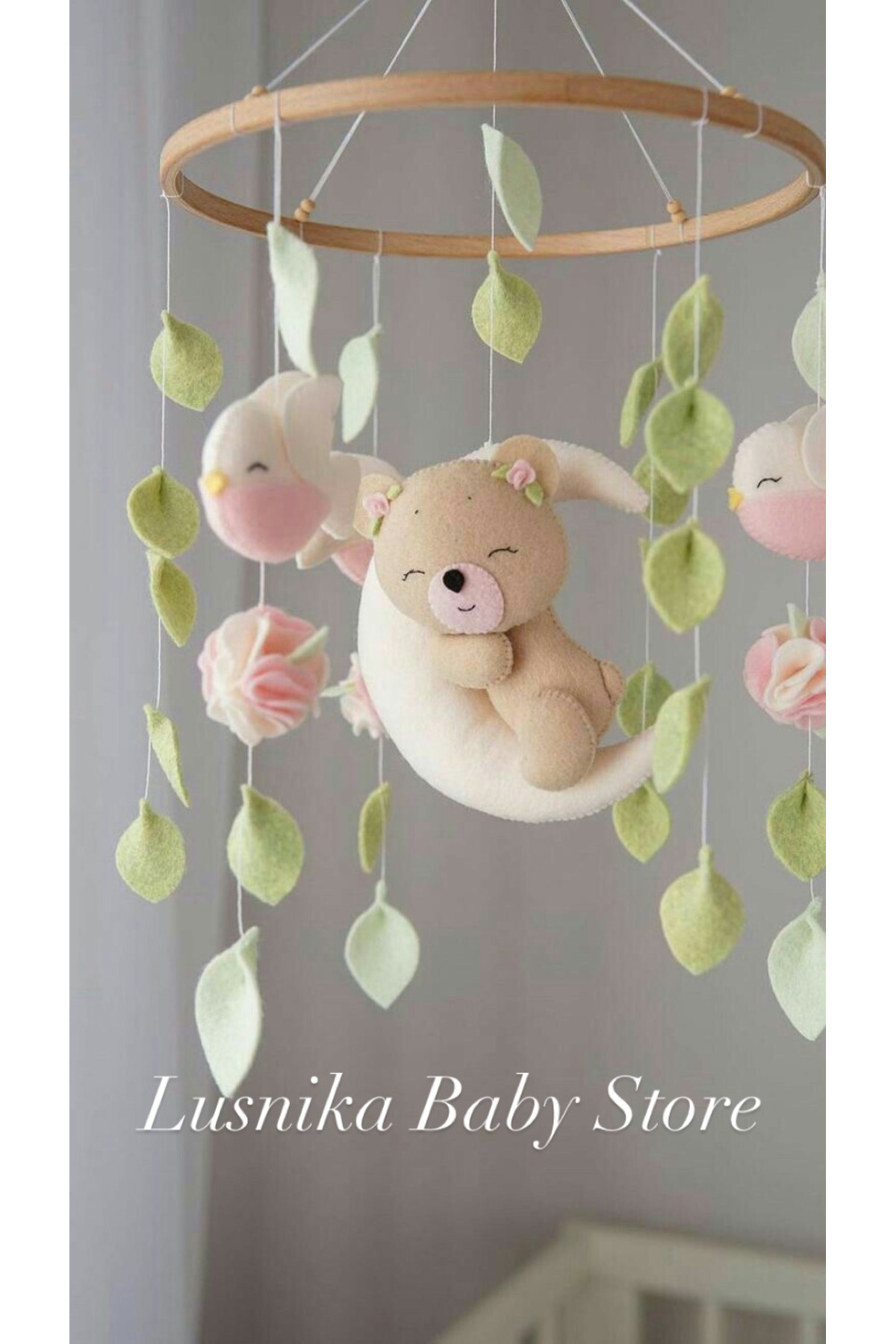 LusnikaStore (MÜZİKLİ)Bebek Odasi Besik Dönencesi Besik Yani Süsü Bebek Odasi Dekorasyon fotoğrafı 3 (önizleme)