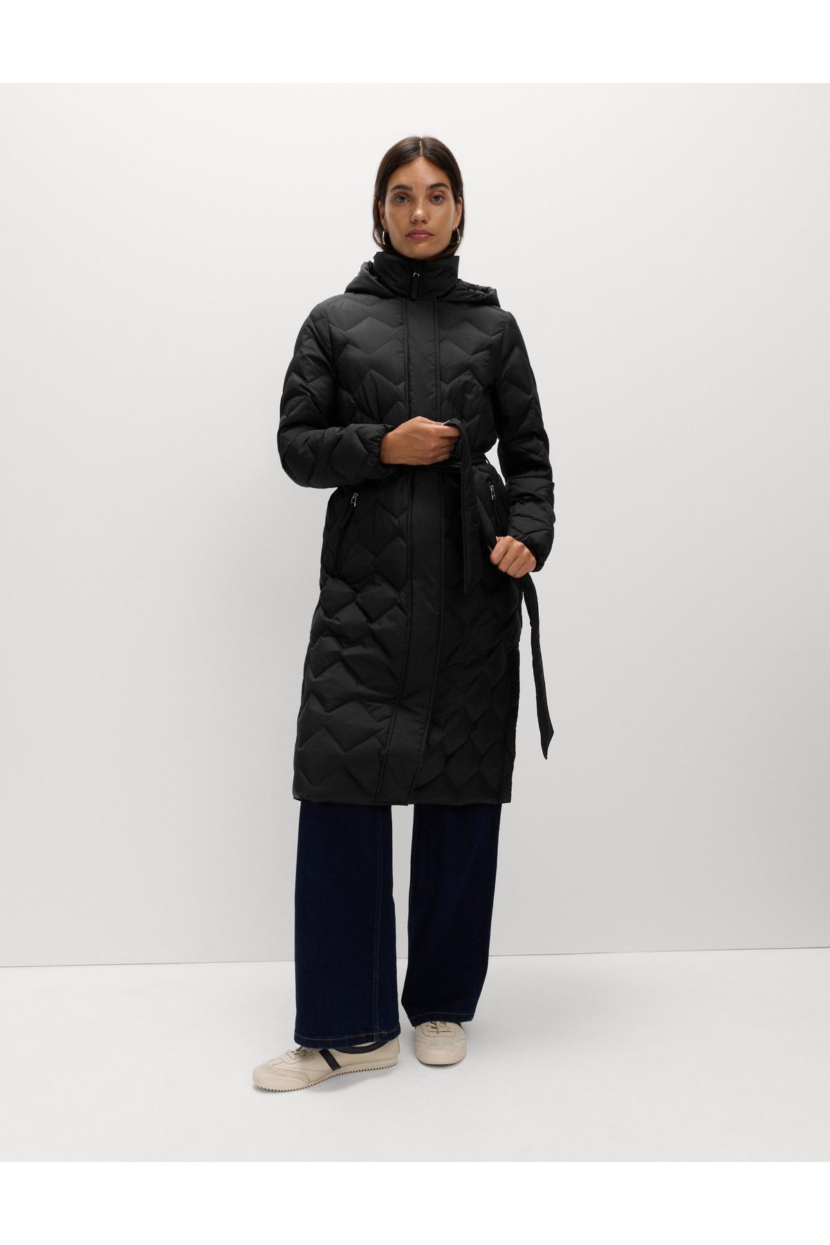 Marks & Spencer  Kaz Tüyü Dolgulu Kapitoneli Mont