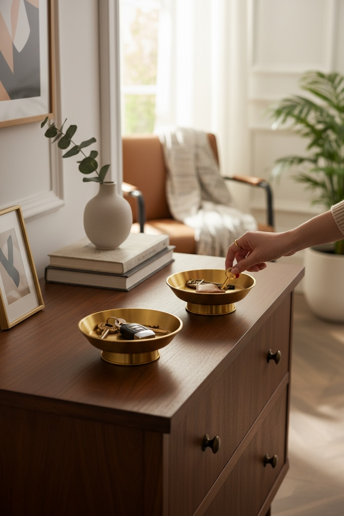 15 cm 2'li Ayaklı Gold Sunumluk/ Çerezlik/ Kahvaltı Sunumluğu/ Dekoratif Gold Ayaklı Kase