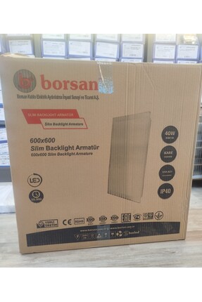 Borsan 60x60cm 36W Backlight Panel Led Armatür 3 Fonksiyonlu (3000K-4000K-650...