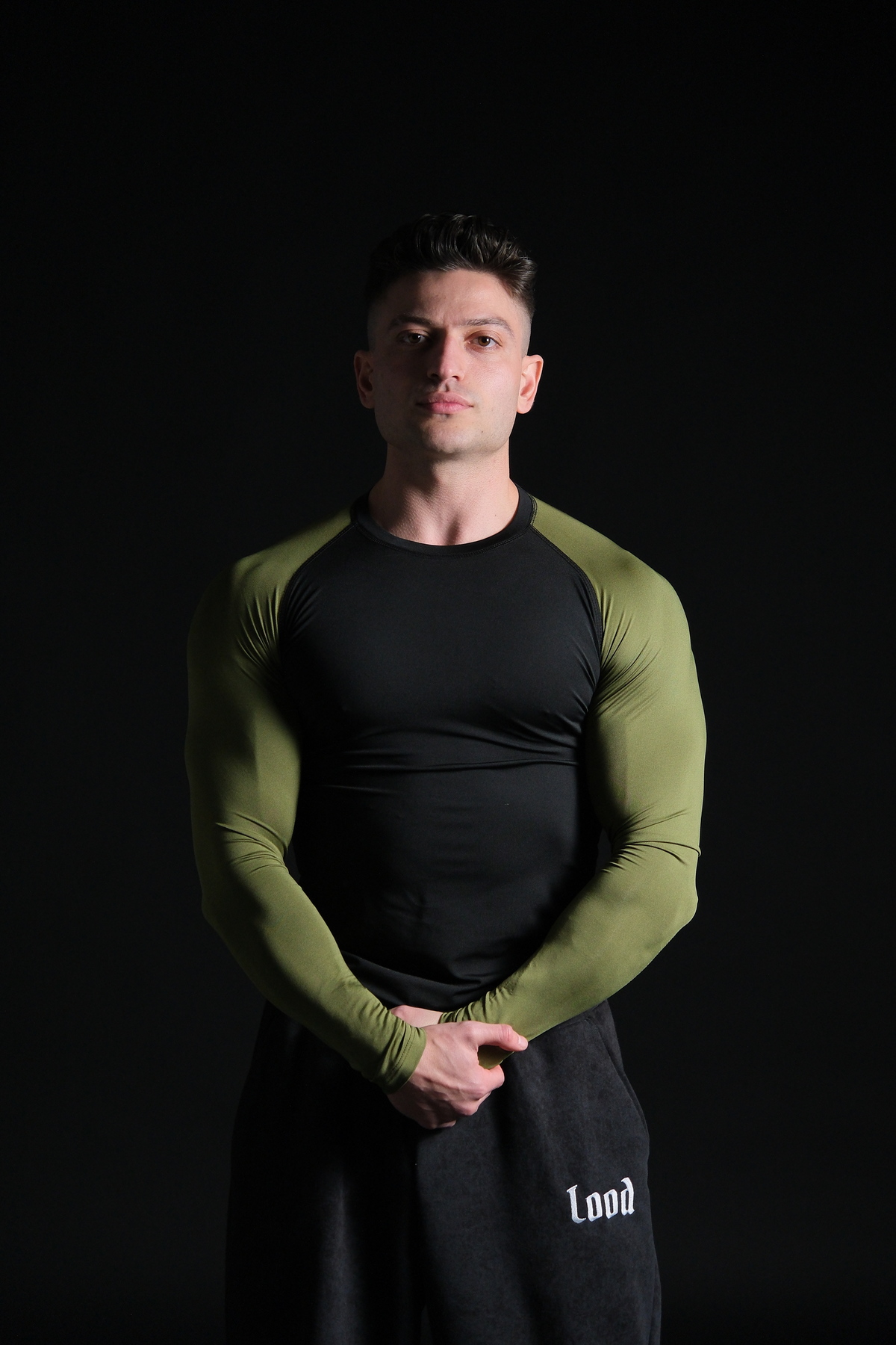 Thelood Uzun Kol Raglan Compression t-shirt Body şekillendirici dar tişört görsel 2