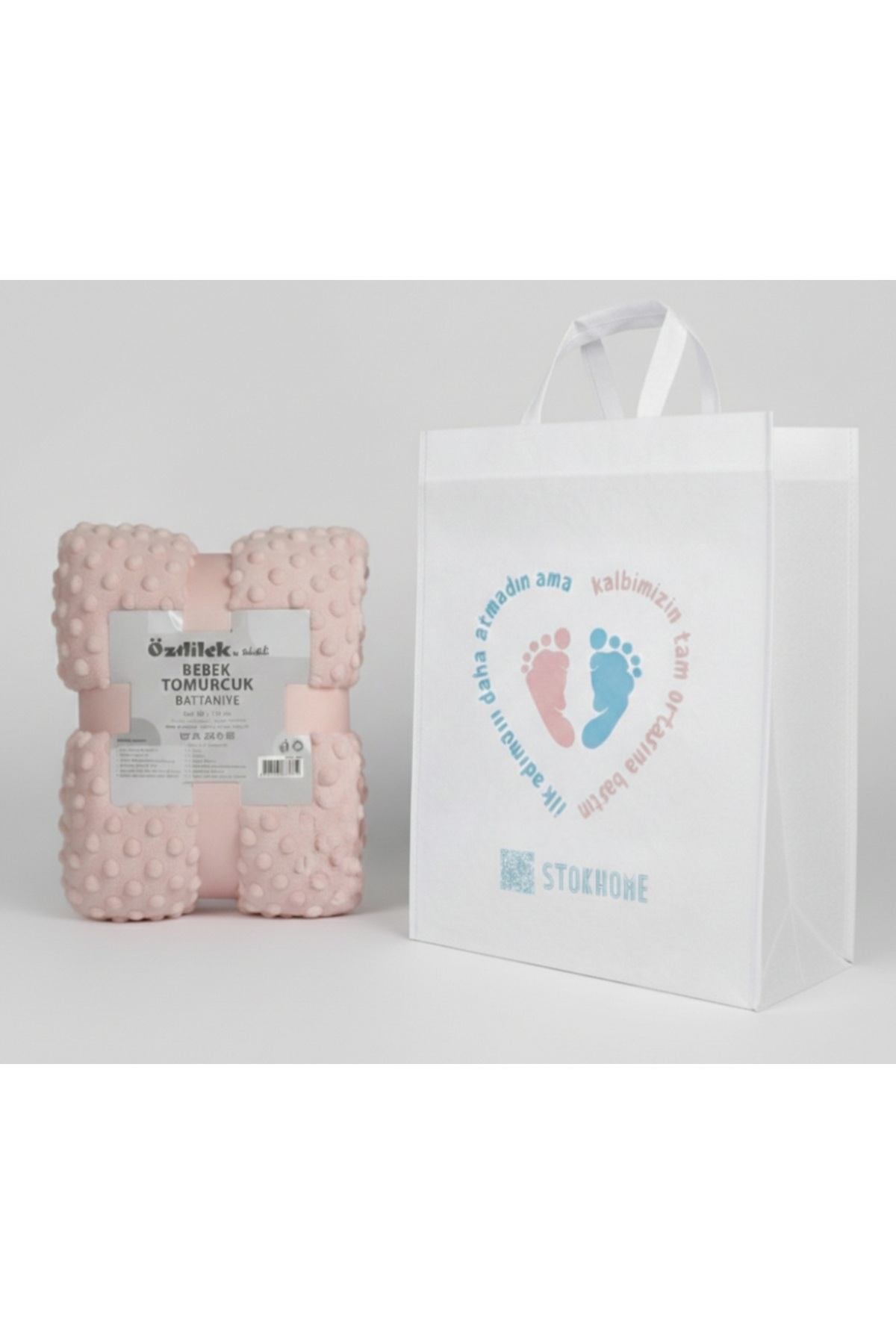 Tomurcuk Baby Blanket-Cloth Bag with Gift-Newborn-Hospital Exit