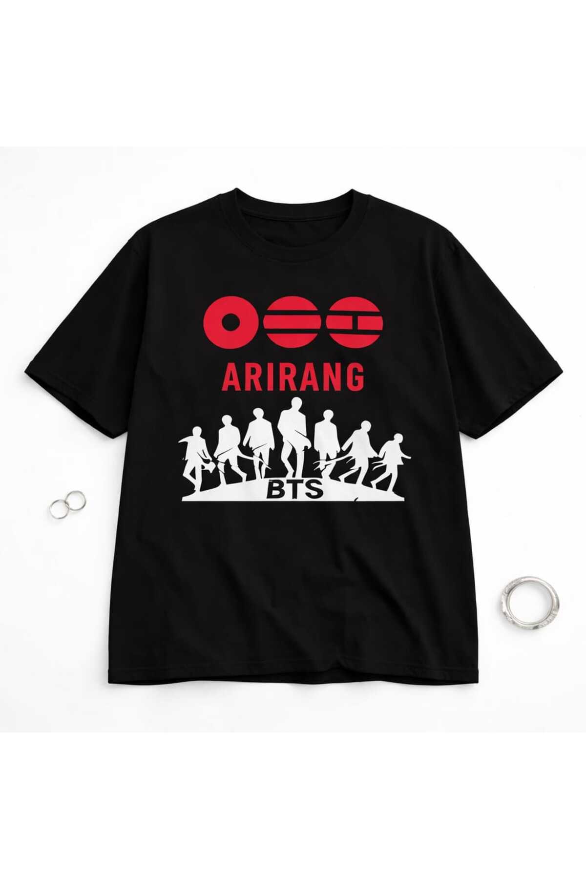 puolikuu Arirang World Tour Bts Printed Oversize Tshirt- Trendyol