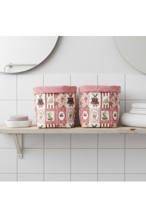 florealFlowers TAKIM Kumaş Sepet