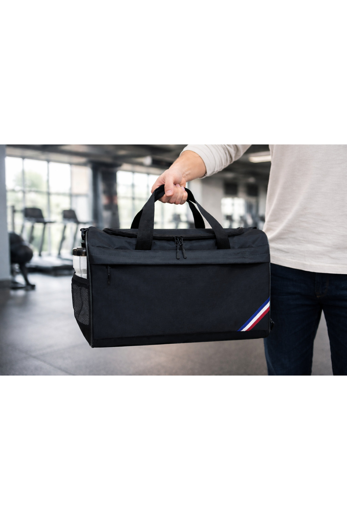 Stok CITY Ayakkabı bölmeli spor çantası voleybol futbol fitness çantası suluk bölmeli görsel 5