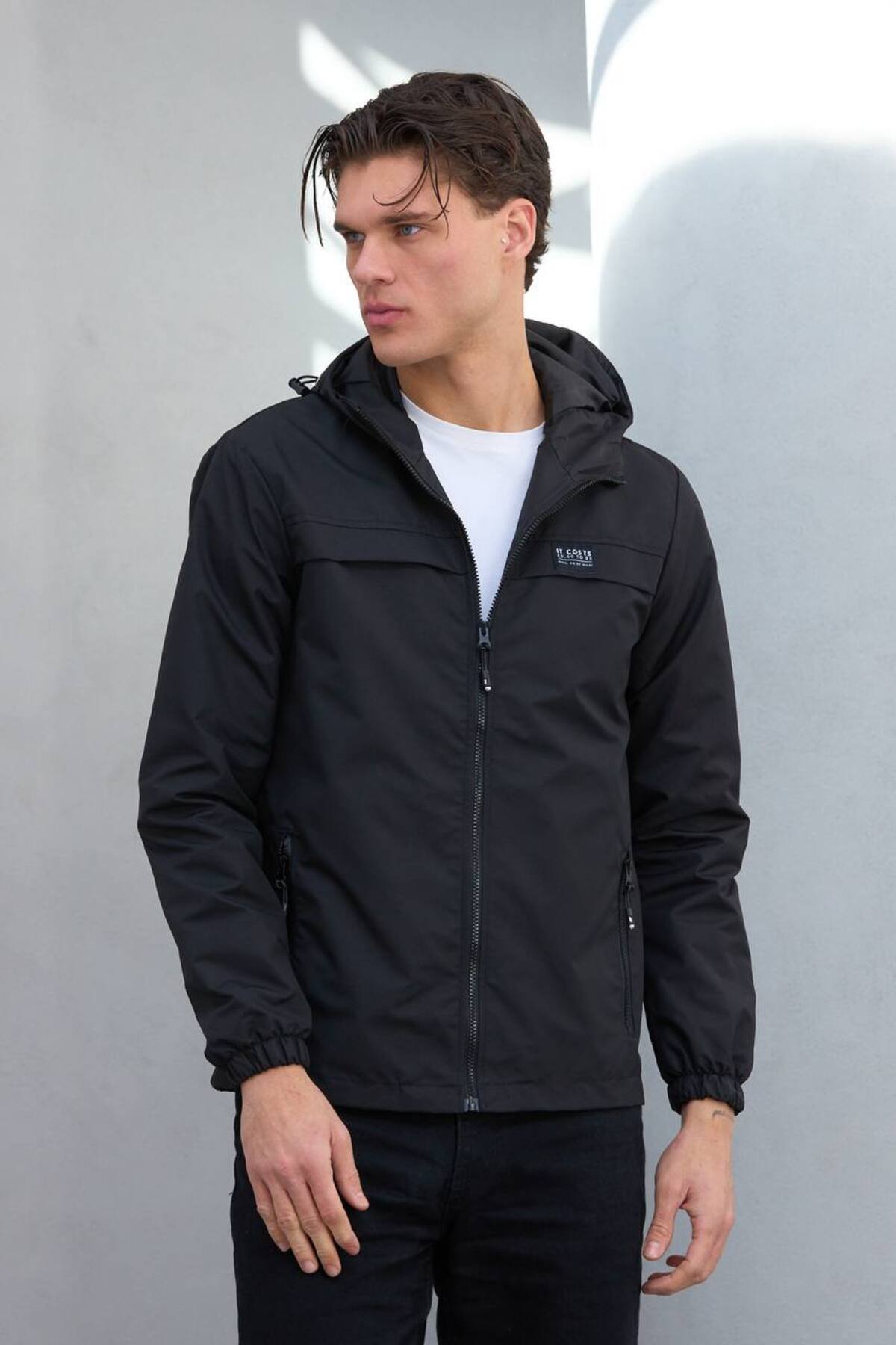 S&M CLOTHİNG  YENİ SEZON ERKEK SU & RÜZGAR GEÇİRMEZ YAĞMURLUK MEVSİMLİK CEKET - Görsel 4