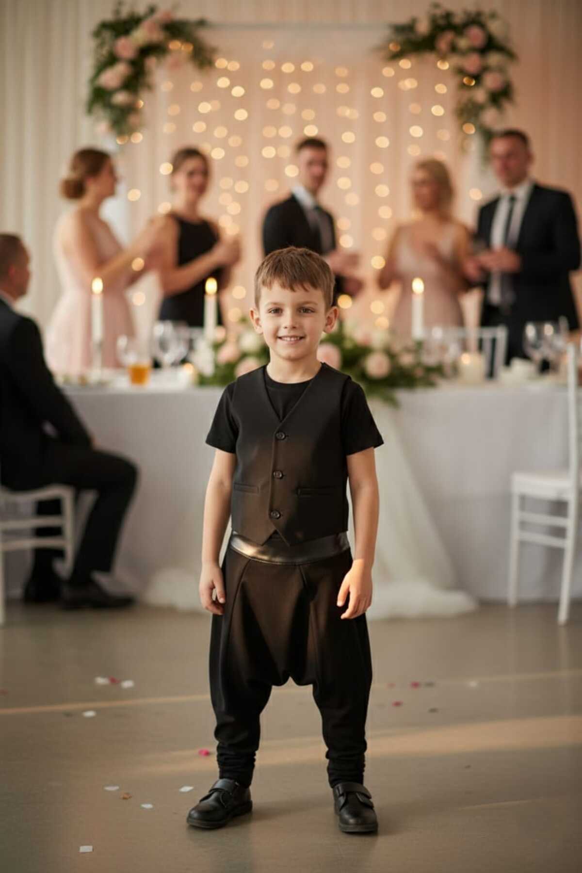 Boys' Local Dress Shalwar Set with Vest, Traditional Folklore Outfit April 23rd local