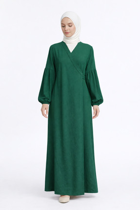 me like home Zümrüt Aerobin Ev-Namaz Elbisesi