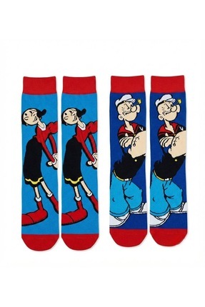 MODA Temel Reis&Safinaz desenli 2 adet çorap