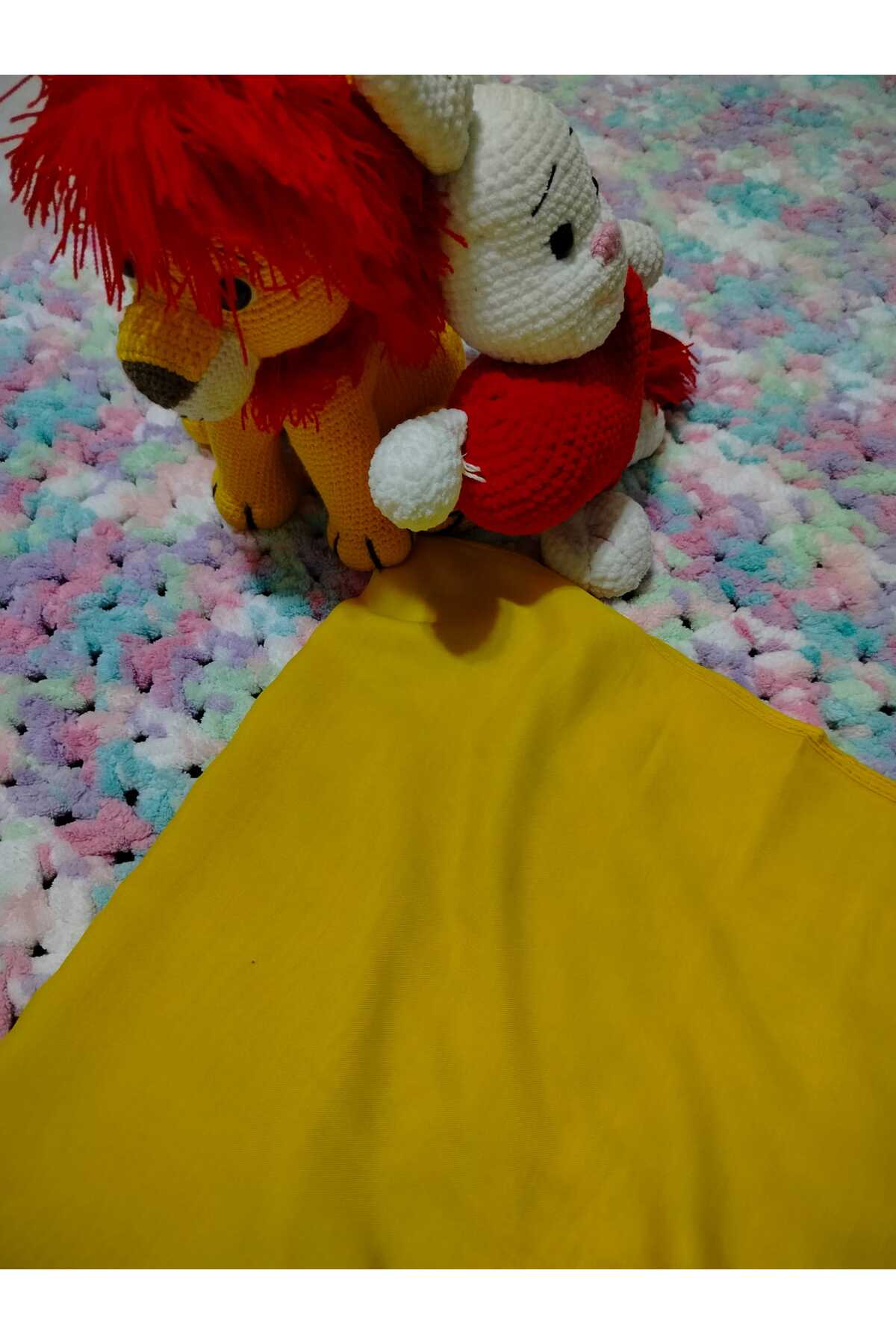 MODA SARILIK BEZİ,SARILIK MENDİLİ,SARI EŞARP 100*100 fotoğrafı 4 (önizleme)