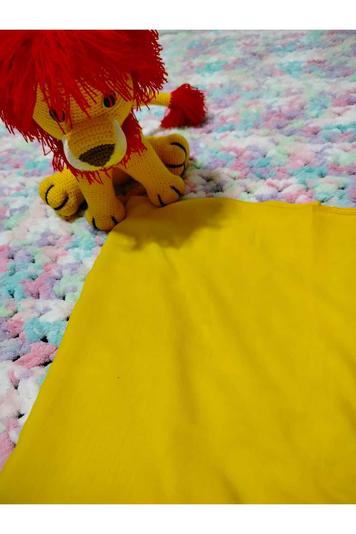 MODA SARILIK BEZİ,SARILIK MENDİLİ,SARI EŞARP 100*100 fotoğrafı 5 (önizleme)