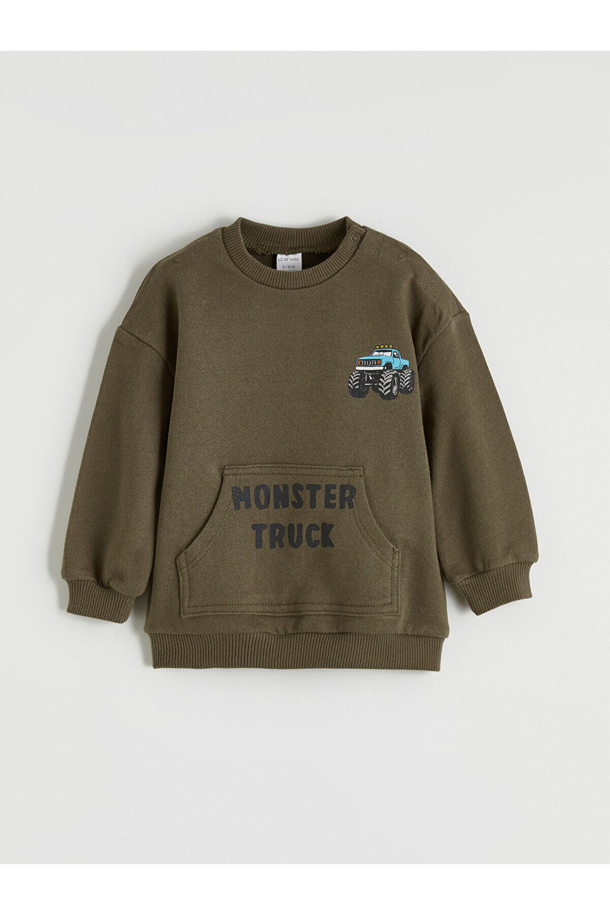 LC Waikiki Elsiva Collection Kahverengi Baskılı Erkek Bebek Sweatshirt ve Eşofman Altı fotoğrafı 2 (önizleme)