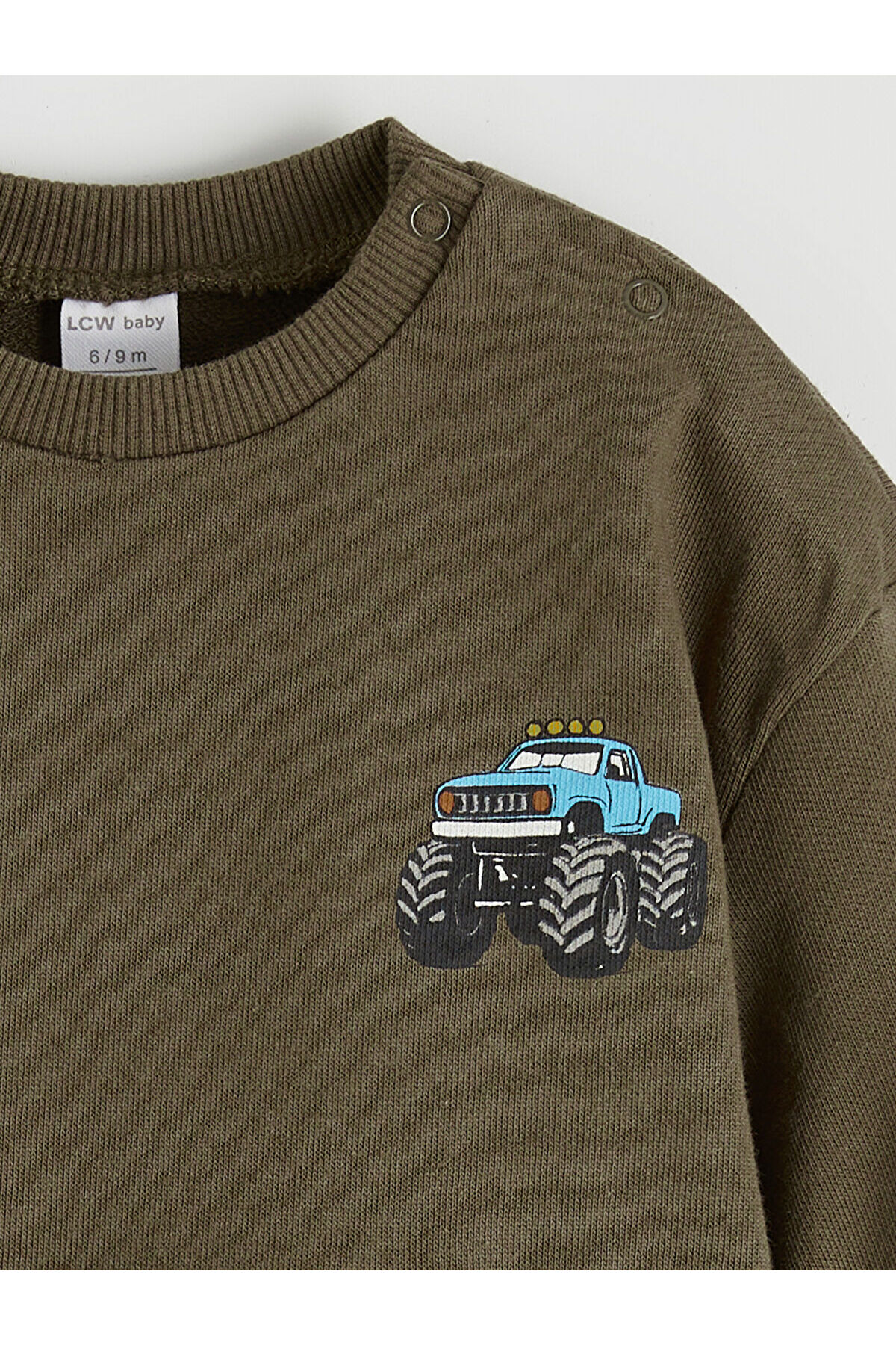 LC Waikiki Elsiva Collection Kahverengi Baskılı Erkek Bebek Sweatshirt ve Eşofman Altı fotoğrafı 3 (önizleme)