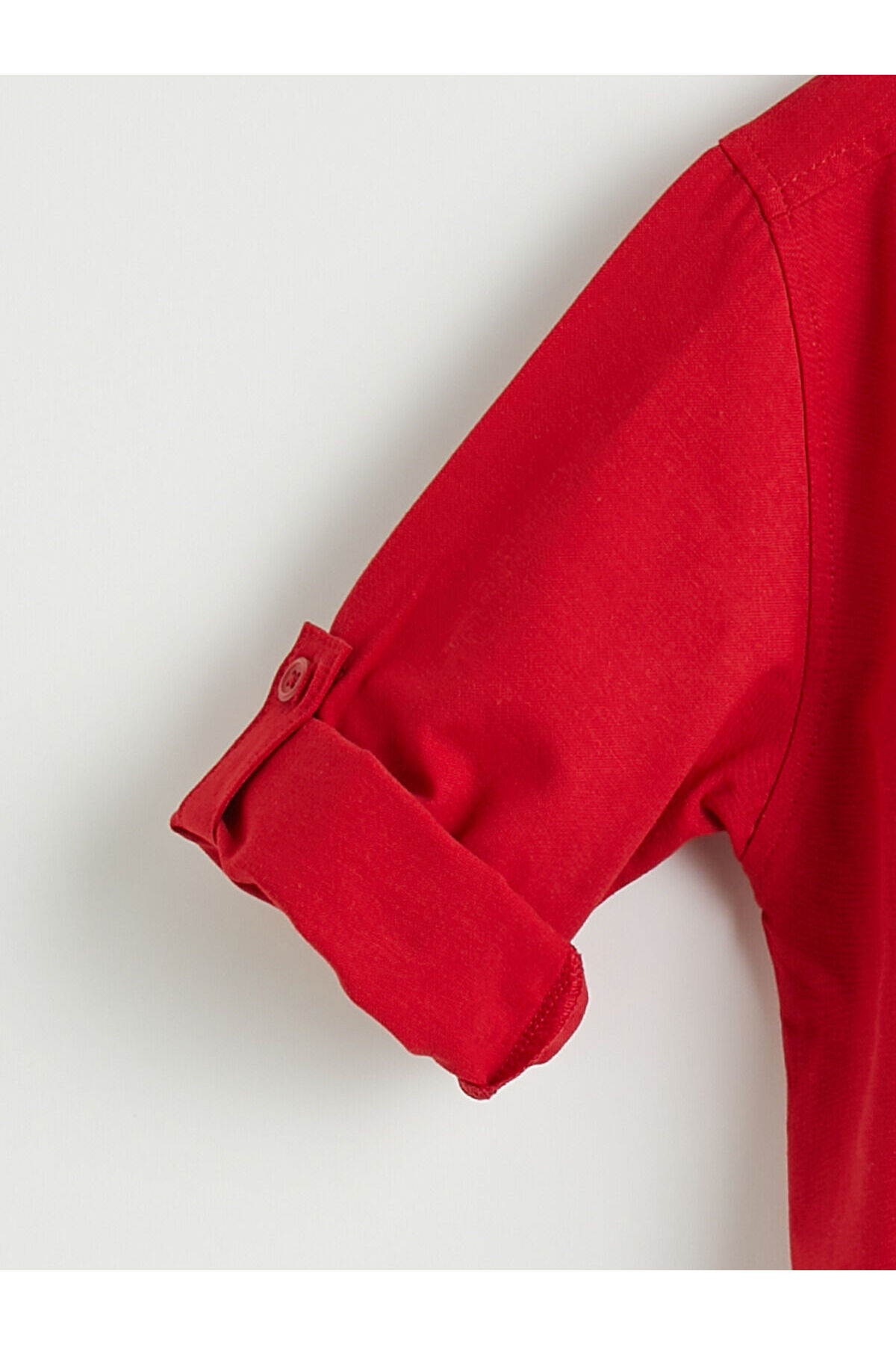 LC Waikiki M&B Collection Kırmızı Basic Erkek Çocuk Gömlek fotoğrafı 3 (önizleme)