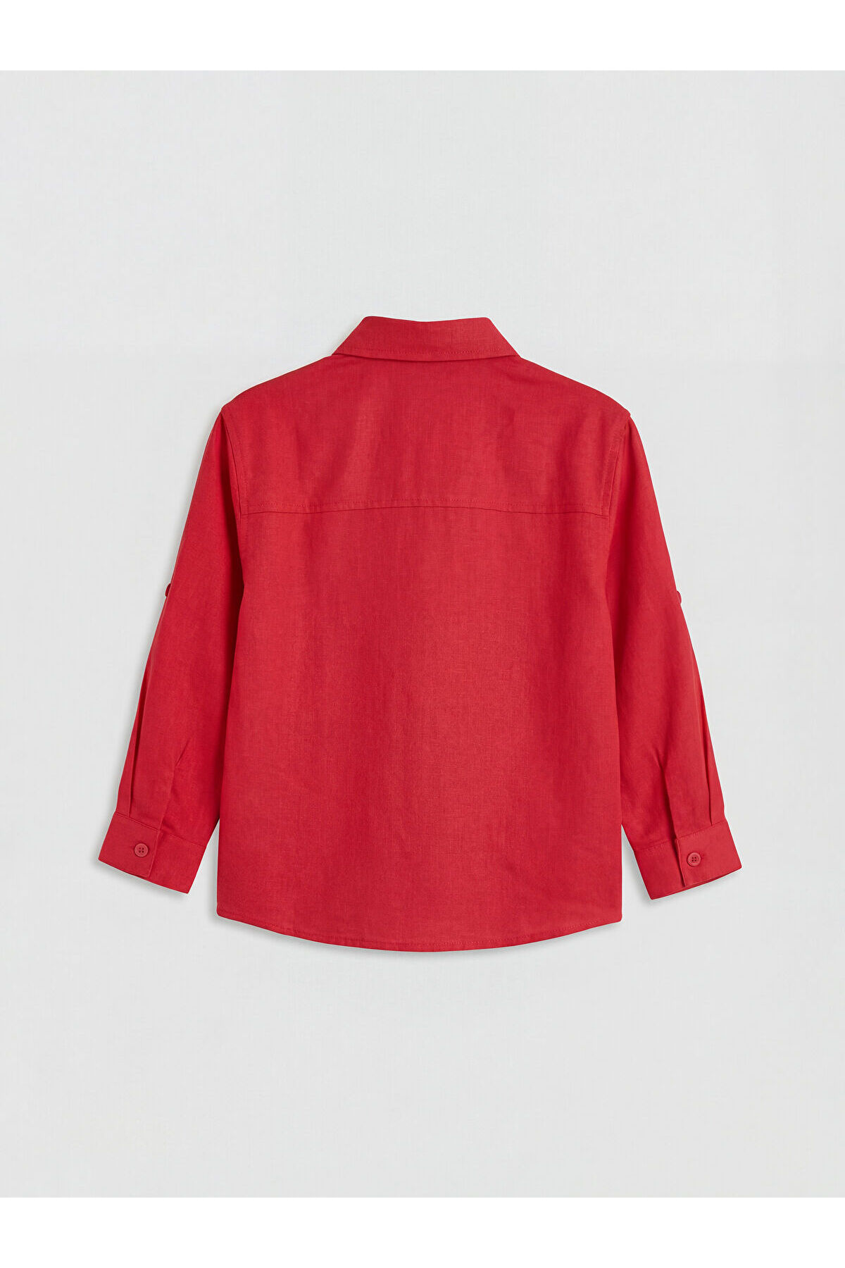 LC Waikiki M&B Collection Kırmızı Basic Erkek Çocuk Gömlek fotoğrafı 2 (önizleme)