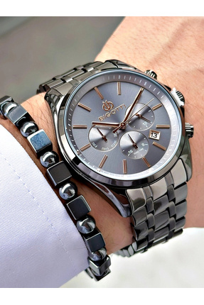 Bigotti Milano Fonksiyonlu Erkek Kol Saati