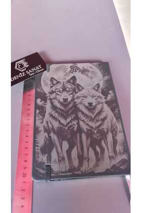 Deniz Sanat Teknoloji Lazer İşlemeli Kişiye Özel Defter | İsimli, Fotoğraflı,...