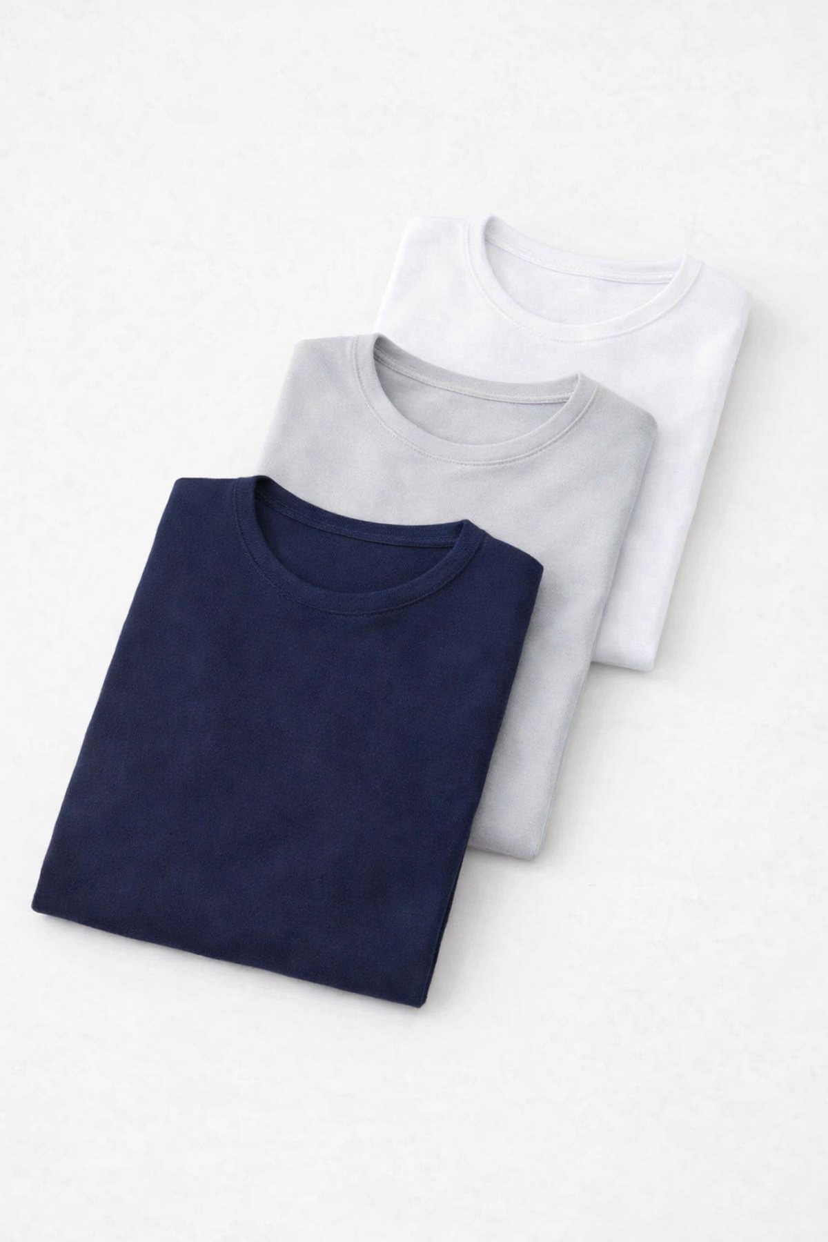 Women's Long Sleeve Crew Neck Slim 3-Piece Blouse