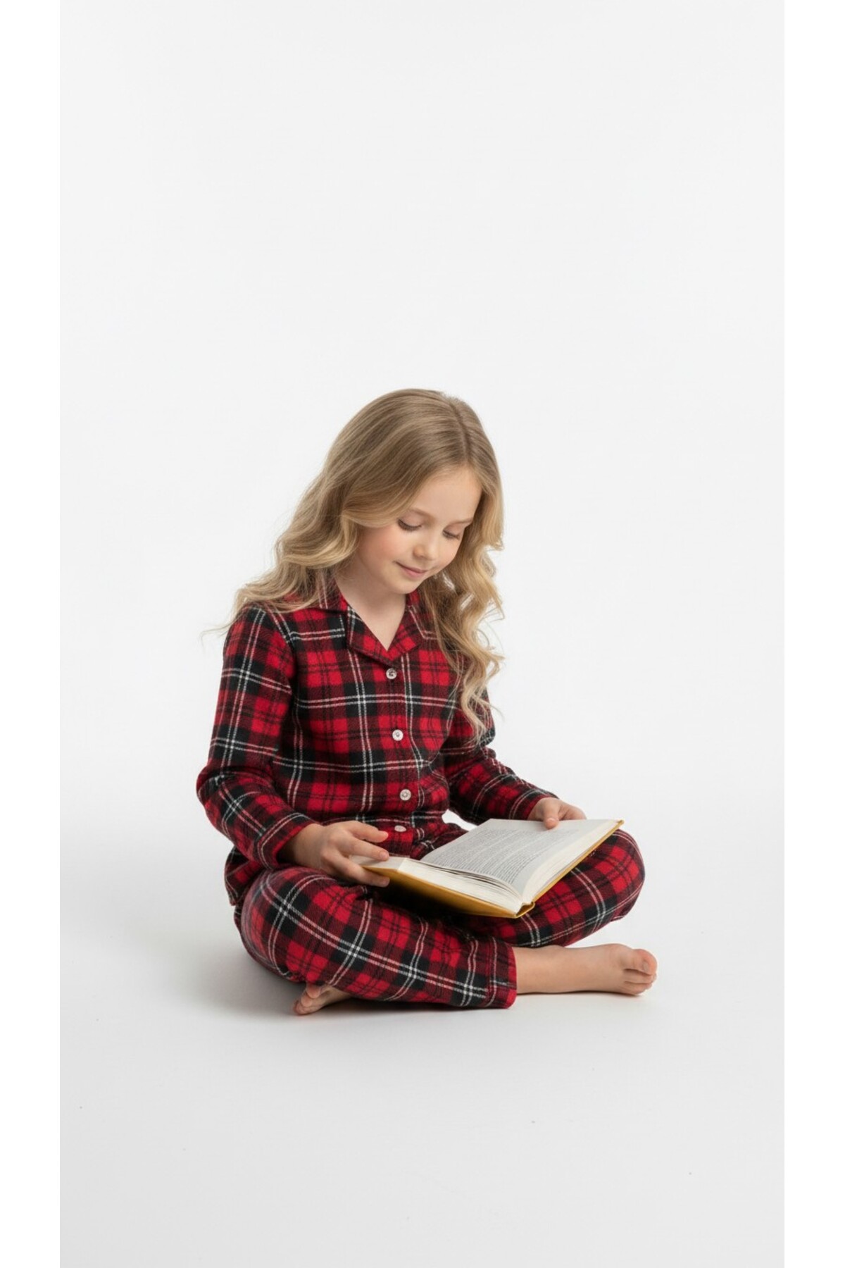 DFN Kids Kız Çocuk Mevsimlik Pijama Takımı 4,5,6,7,8,9,10,11 Yaş Anne-Kız Kombinlenebilir fotoğrafı 2 (önizleme)