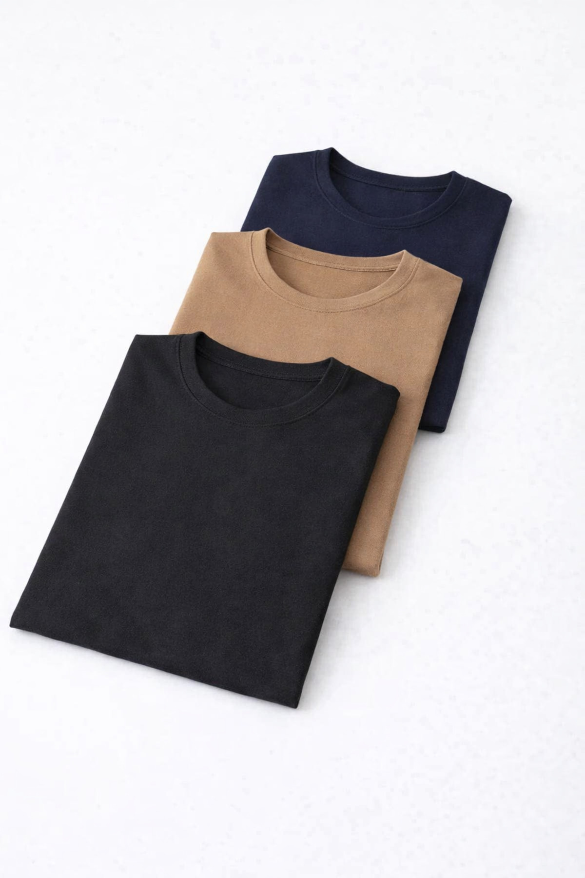Women's Long Sleeve Crew Neck Slim 3-Piece Blouse