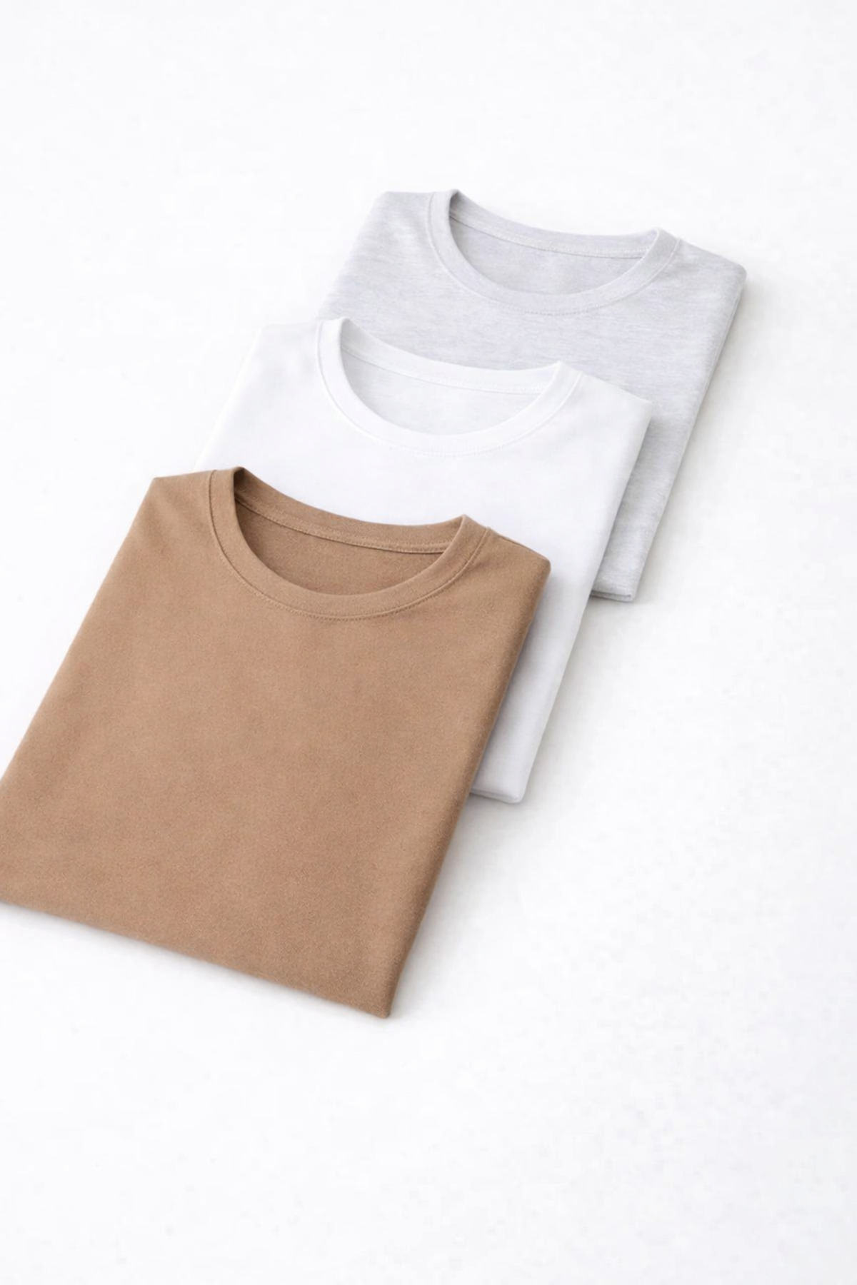 Women's Long Sleeve Crew Neck Slim 3-Piece Blouse